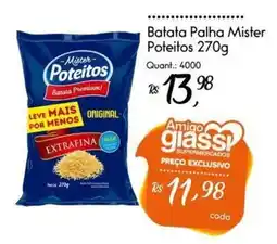 Giassi Supermercados Batata Palha Mister Poteitos oferta