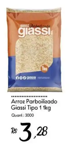 Giassi Supermercados Arroz parboilizado giassi tipo 1 oferta