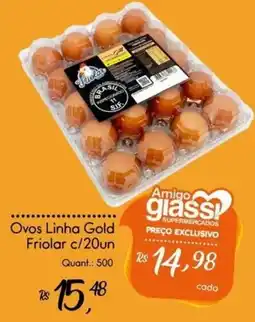 Giassi Supermercados Ovos linha gold friolar oferta