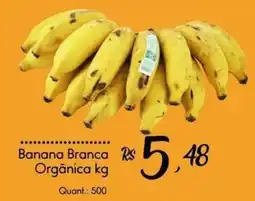 Giassi Supermercados Banana branca orgânica oferta