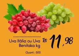 Giassi Supermercados Uva itália ou uva benitaka kg oferta
