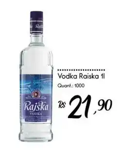 Giassi Supermercados Vodka Raiska oferta