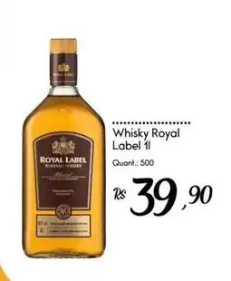 Giassi Supermercados Whisky royal label 1l oferta