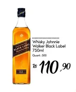 Giassi Supermercados Whisky Johnnie Walker Black Label oferta