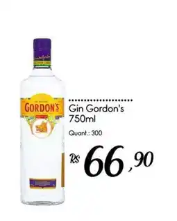 Giassi Supermercados Gin Gordon's oferta