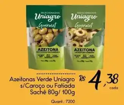 Giassi Supermercados Azeitonas Verde Uniagro oferta