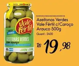 Giassi Supermercados Azeitonas verdes com caroço oferta