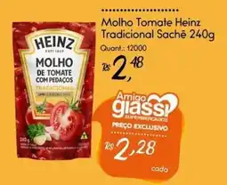 Giassi Supermercados molho de tomate heinz tradicional sachê oferta
