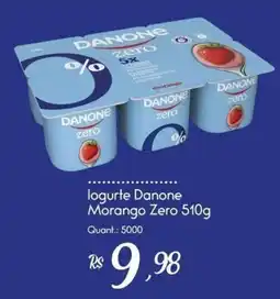 Giassi Supermercados logurte danone morango zero oferta