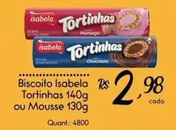 Giassi Supermercados Biscoito isabela tortinhas oferta