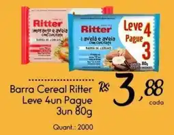 Giassi Supermercados Barra Cereal Ritter oferta