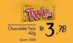 Giassi Supermercados Chocolate twix oferta
