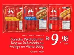 Giassi Supermercados Salsicha Perdigão Hot Dog ou Defumada ou Frango ou Viena oferta