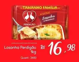 Giassi Supermercados Lasanha perdigão oferta
