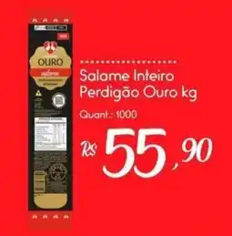Giassi Supermercados Salame Inteiro Perdigão Ouro oferta