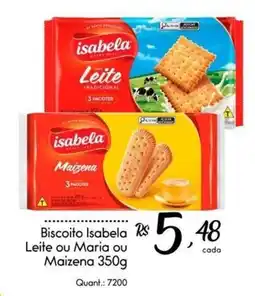 Giassi Supermercados Biscoito isabela leite ou maizena oferta