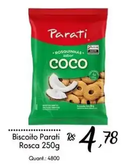 Giassi Supermercados Biscoito parati rosca oferta