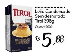 Giassi Supermercados Leite condensado semidesnatado tirol oferta
