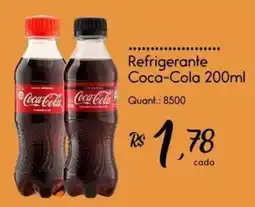 Giassi Supermercados Refrigerante Coca-Cola 200ml oferta