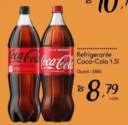 Giassi Supermercados Refrigerante coca-cola 1,5l oferta