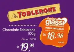 Giassi Supermercados Chocolate Toblerone oferta