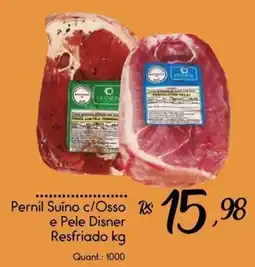 Giassi Supermercados Pernil Suíno c/Osso e Pele Disner Resfriado oferta