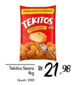Giassi Supermercados Tekitos Seara oferta