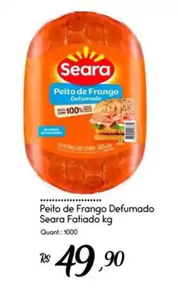 Giassi Supermercados Peito de Frango Defumado Seara Fatiado kg oferta