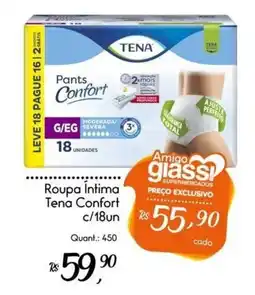 Giassi Supermercados roupa íntima tena confort oferta