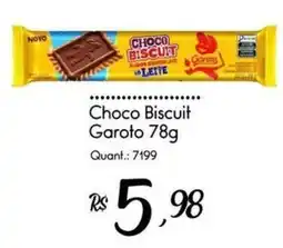 Giassi Supermercados Choco Biscuit Garoto oferta