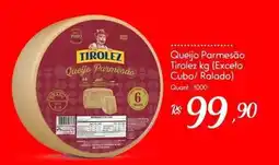 Giassi Supermercados Queijo Parmesão Tirolez oferta