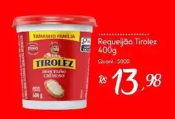Giassi Supermercados Requeijão tirolez oferta