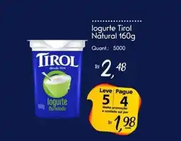 Giassi Supermercados logurte tirol natural oferta