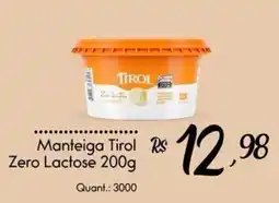 Giassi Supermercados Manteiga tirol zero lactose oferta
