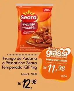Giassi Supermercados Frango de Padaria a Passarinho Seara oferta