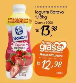 Giassi Supermercados Iogurte morango oferta