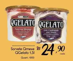Giassi Supermercados Sorvete Qmexe QGelato 1,5l oferta