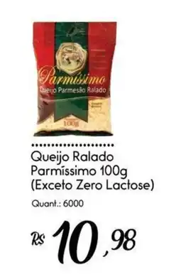 Giassi Supermercados Queijo Ralado Parmíssimo oferta