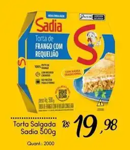 Giassi Supermercados Torta salgada sadia oferta