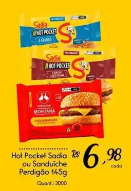 Giassi Supermercados Hot Pocket Sadia ou Sanduíche Perdigão oferta