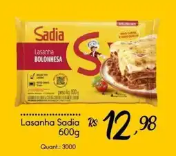 Giassi Supermercados Lasanha bolonhesa oferta