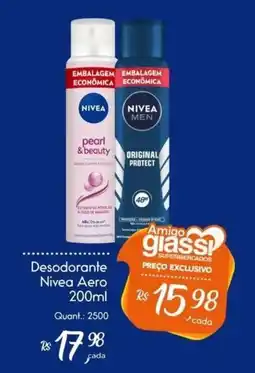 Giassi Supermercados Desodorante Nivea Aero oferta