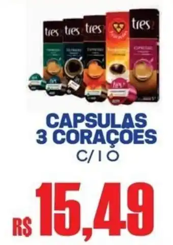 Capsulas 3 corações