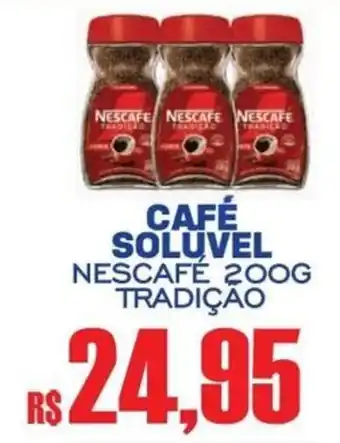 Café solúvel nescafé tradição