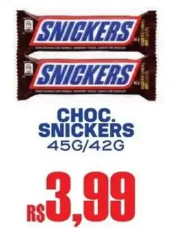 Supermercado Vitorino choc. snickers oferta