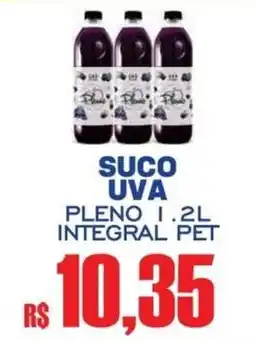 Supermercado Vitorino Suco uva pleno integral oferta