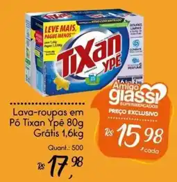 Giassi Supermercados Lava-roupas em Pó Tixan Ypê oferta