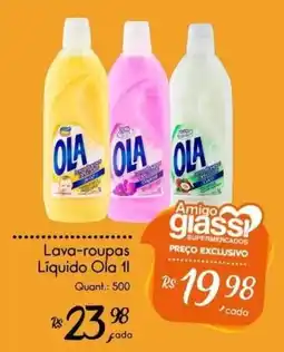 Giassi Supermercados Lava-roupas Líquido Ola 1l oferta