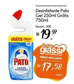Giassi Supermercados Desinfetante pato gel oferta