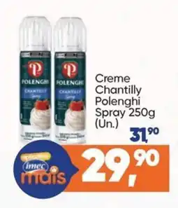 Imec Supermercados Creme chantilly polenghi oferta